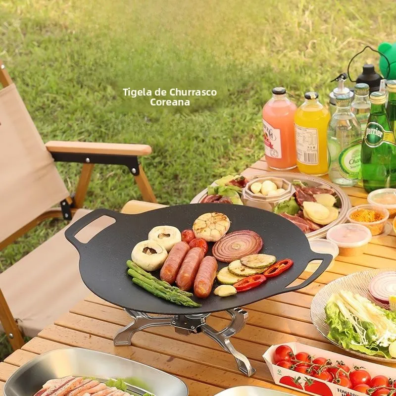 poele-de-barbecue-coreenne-antiadhesive-pour-l'exterieur-ustensiles-de-cuisson-pour-le-camping-et-les-pique-niques-en-alliage-d'aluminium-leger-et-portable