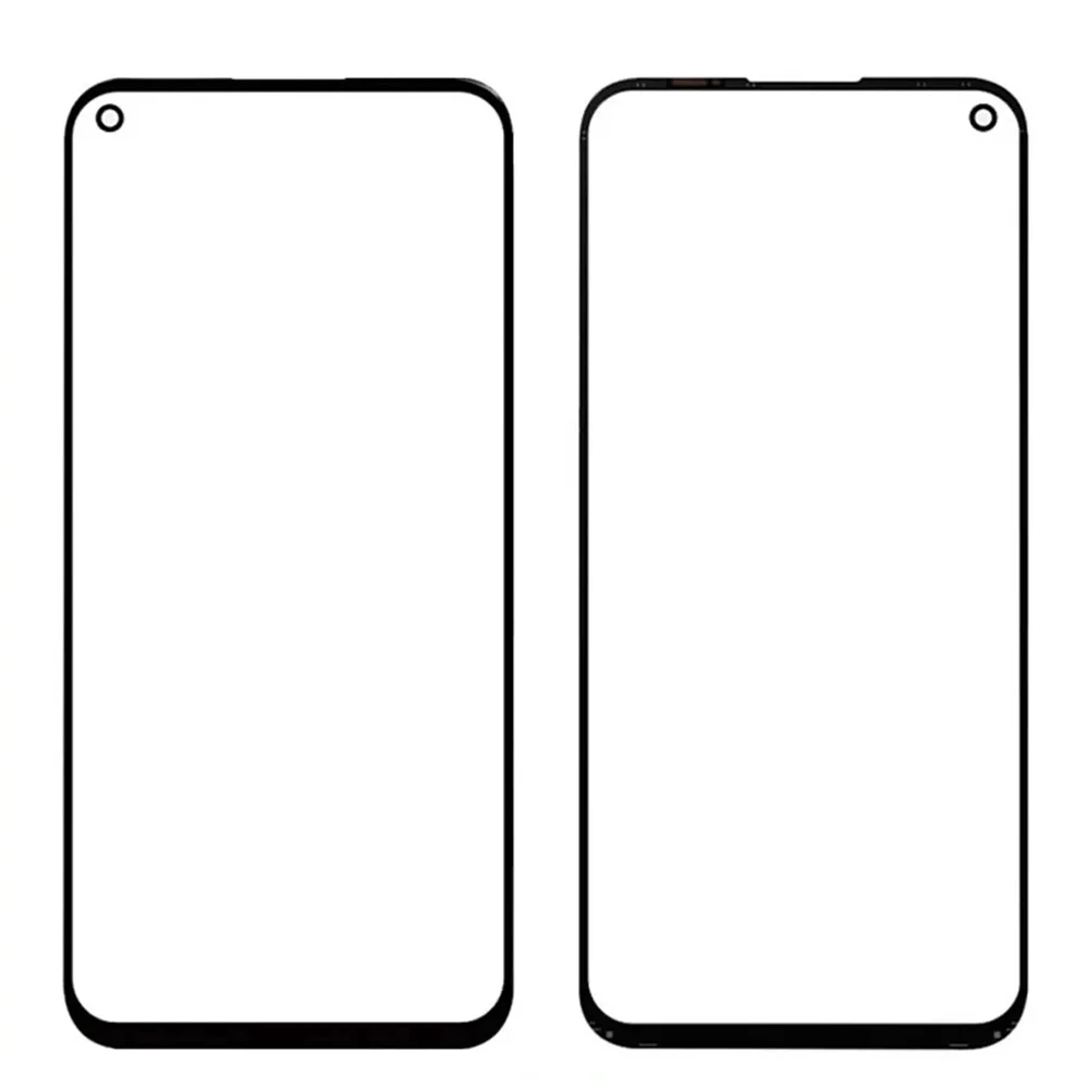 For Huawei Nova 5T YAL-L21 Touch Screen LCD Front Outer Glass Panel Lens For Huawei Nova5T Touchscreen Glass Cover OCA Replace