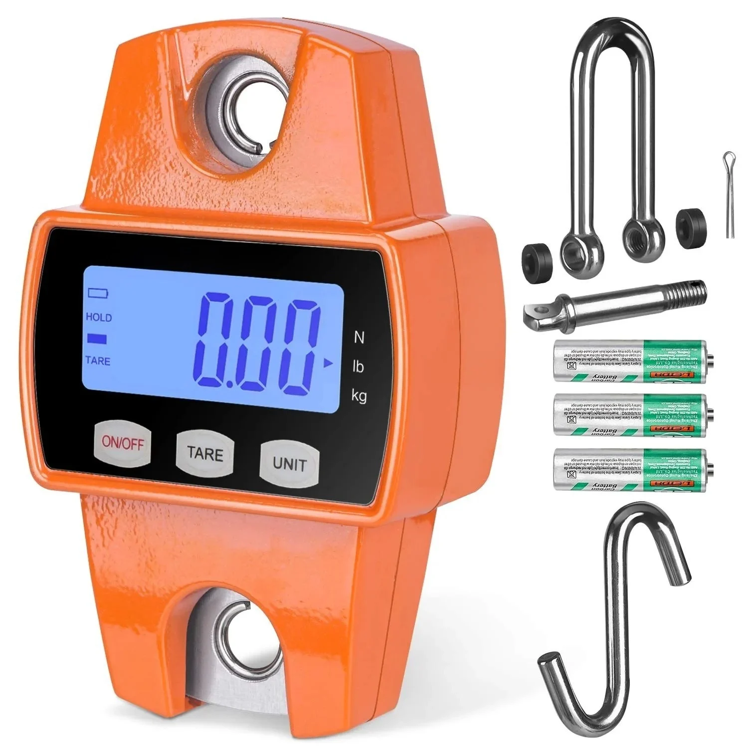 

300kg Capacity Portable Electronic Weighing Scale Hanging Crane Scale Hook Scale