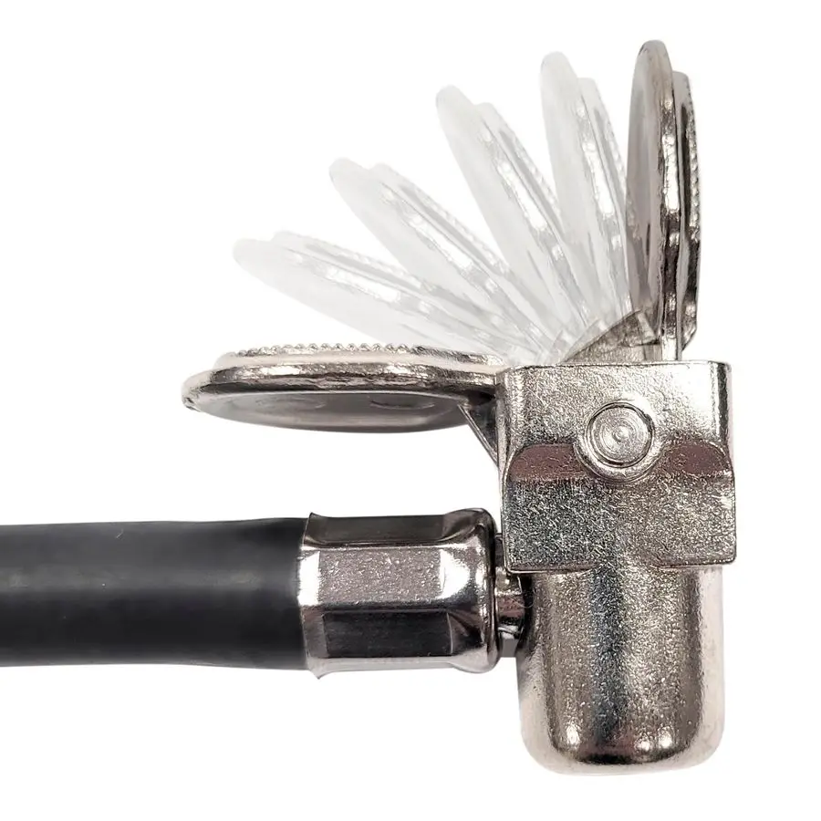 00042 Digitaal bandenspistool met 2,5 meter en draagtas, zwart