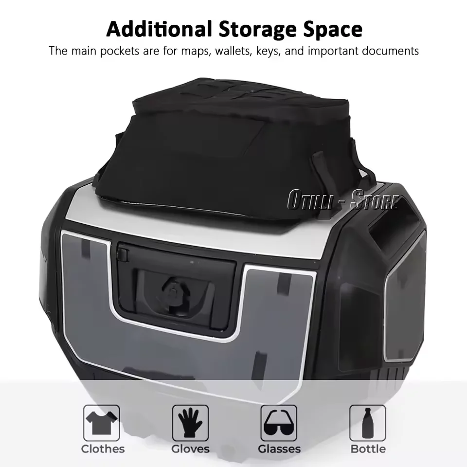 

GS1300 Vario Top Case Bag For BMW R1300GS R1300 R 1300 GS 2023-2026 Motorcycle Accessories Water Proof Top Case Travel Tool Bag