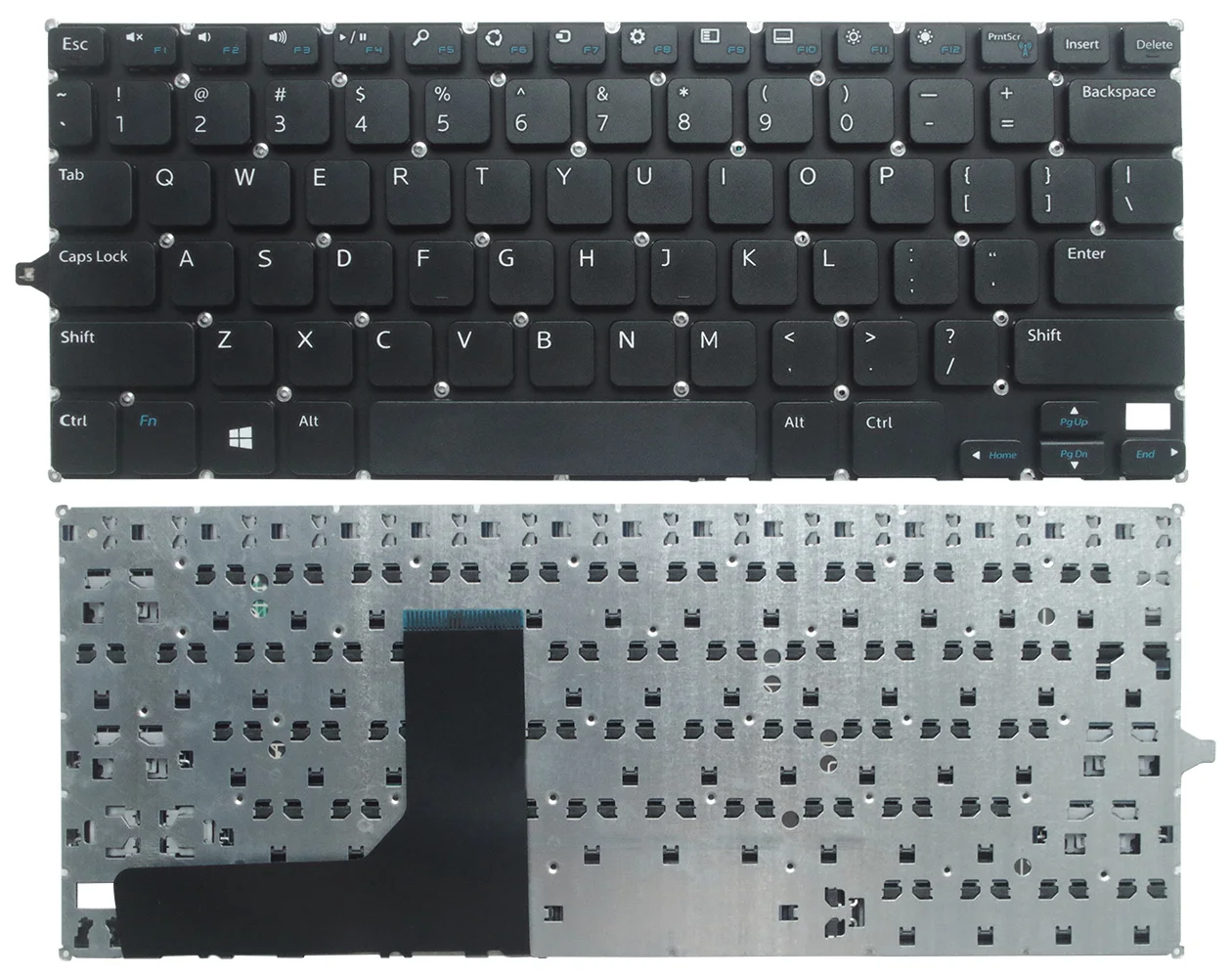 Spanish SP/US/RU/BR Keyboard For DELL Inspiron 11 3000 3147 11 3148 3138 P20T 3152 3153 3157 3158 7130 2-in-1 series
