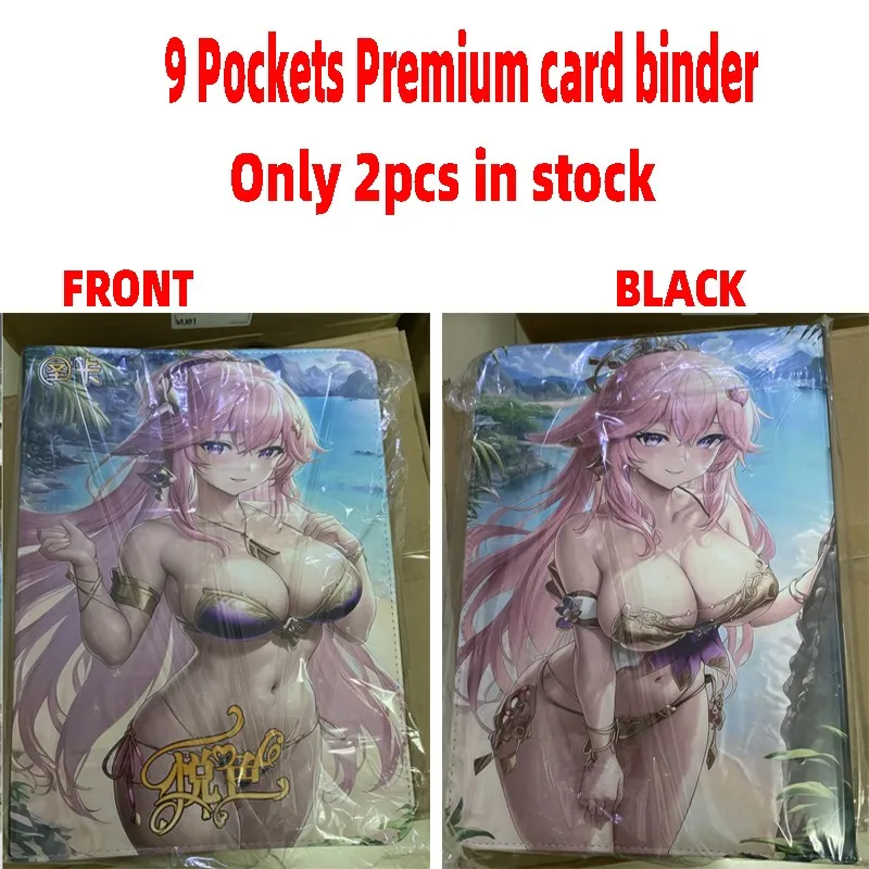 

2023 Goddess Story Card Binder Sexy Girl Album Folder With 360 Side Loading Pockets 9 Pocket Trading Card