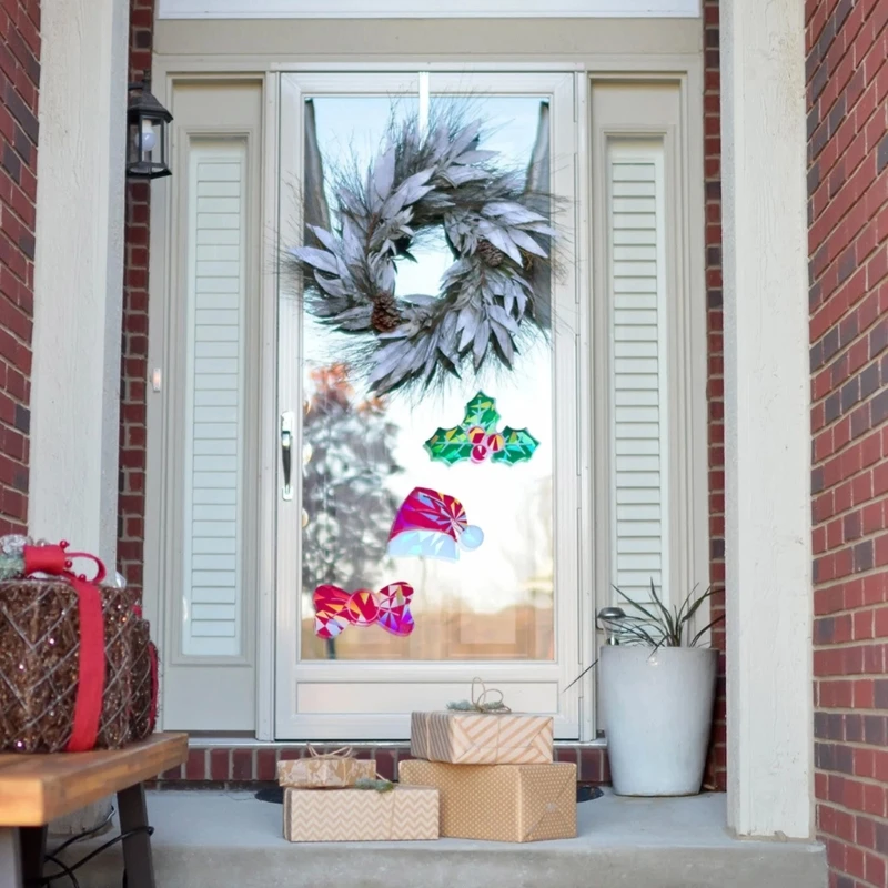 E1PE 2 PCSアロマセラピー石膏エルククリスマスハットオーナメントペンダントシリコン型