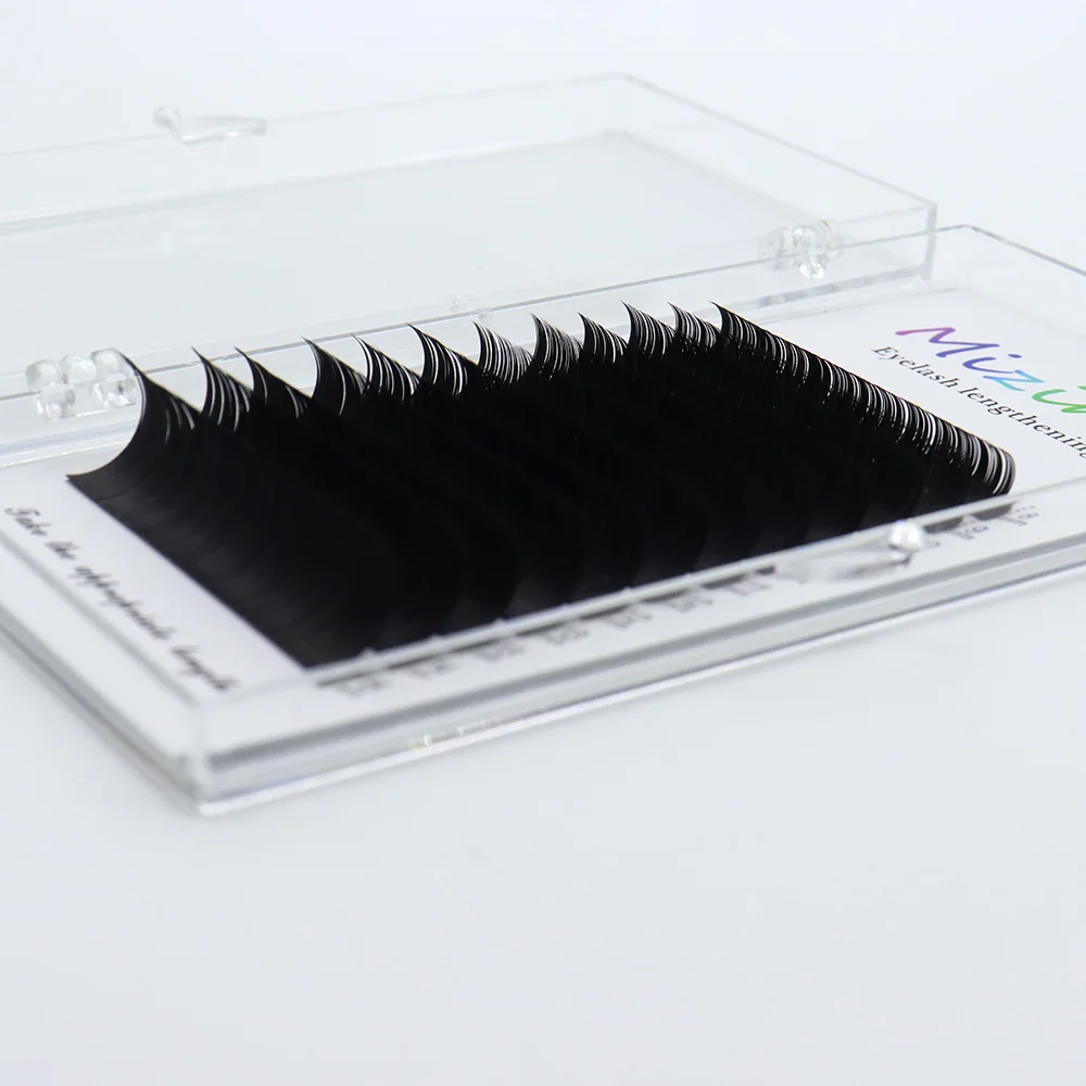 Black Single Grafted False Eyelashes Length: 8-25mm Thickness: 0.05/0.07/0.10/0.15/0.18/0.20/0.25mm Natural Extension Makeup