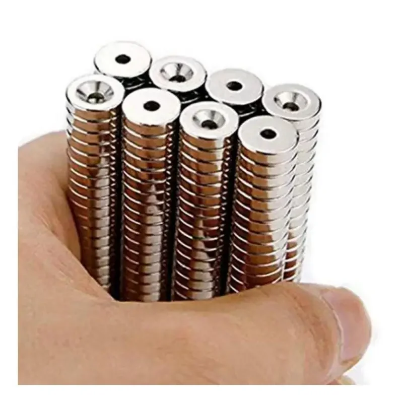 1/5PCS 15X5-4 Mm Diameter Magnet 15X3 Mm Hole 4mm Small Round Countersunk Magnets 16x3-5 Neodymium Disc Magnetic 18*3-5