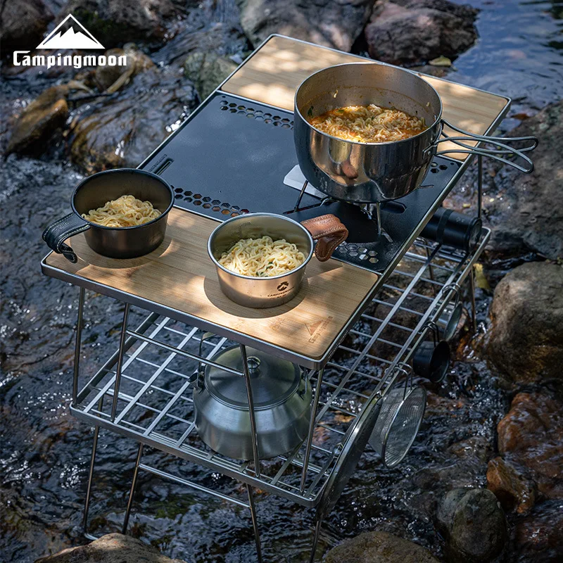 CAMPINGMOON GT-36 Camping Foldable Portable SOTO Spider Stove Tray Outdoor Tactical IGT Combination Stove Support Plate