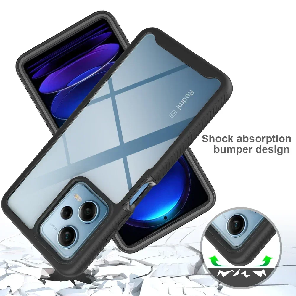Dla Redmi Note 11 Pro Plus odporna na wstrząsy folia 360 ochrony kryształowego tylnego panelu Xiaomi Redmi Note 12 S 13c 11s 12c 12 s 12r 13 5G — zdjęcie produktu 5