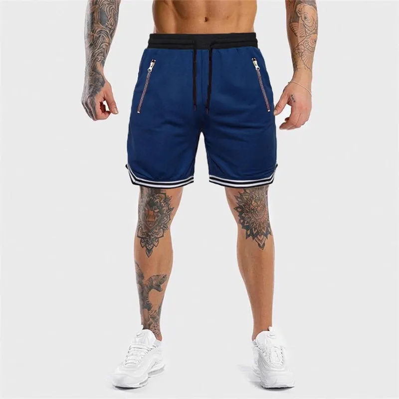 Men Shorts Breathable Mesh Knee Length Jogger Basketball Casual Workout Shorts for Men Short Pants