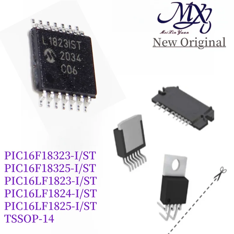 MXY PIC16F18323-I/ST PIC16F18325-I/ST PIC16LF1823-I/ST PIC16LF1824-I/ST PIC16LF1825-I/ST TSSOP-14 chip IC nuevo original