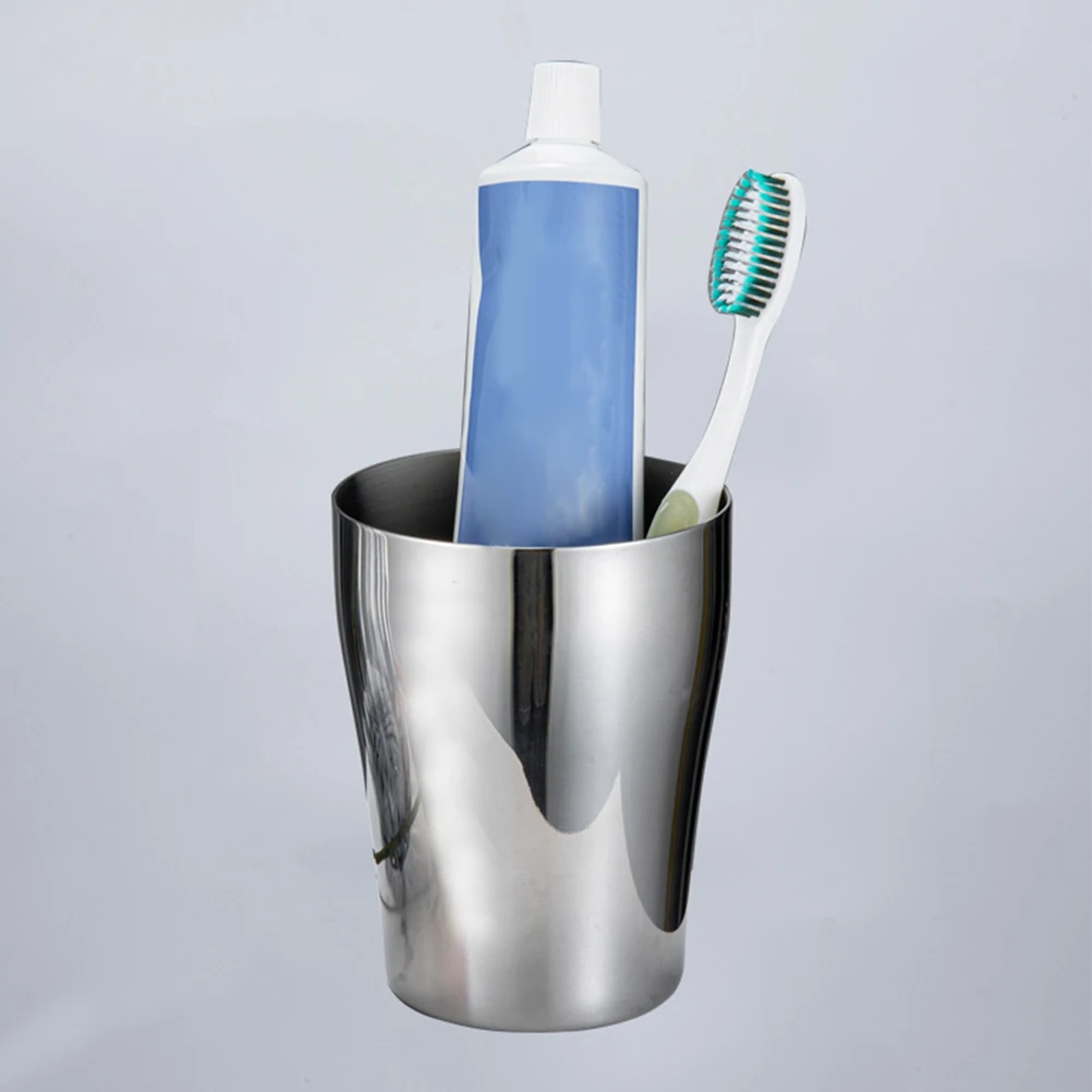 

Stainless Steel Drinking Cup 300Ml Simple Design For Home Bathroom Coffee Wine Cocktails Camping Party Reusable Tumbler