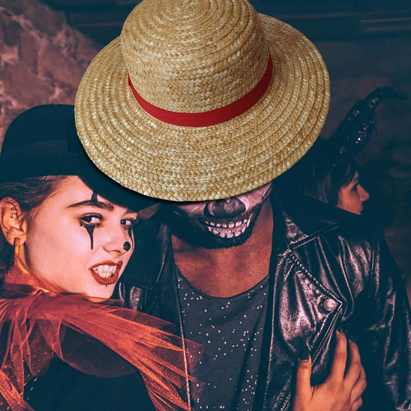 2026년 신상 밀짚모자 애니메이션 코스프레 소품 루피 모자 역할극 무대 공연 액세서리 성인 남녀공용 햇빛 가리개 모자