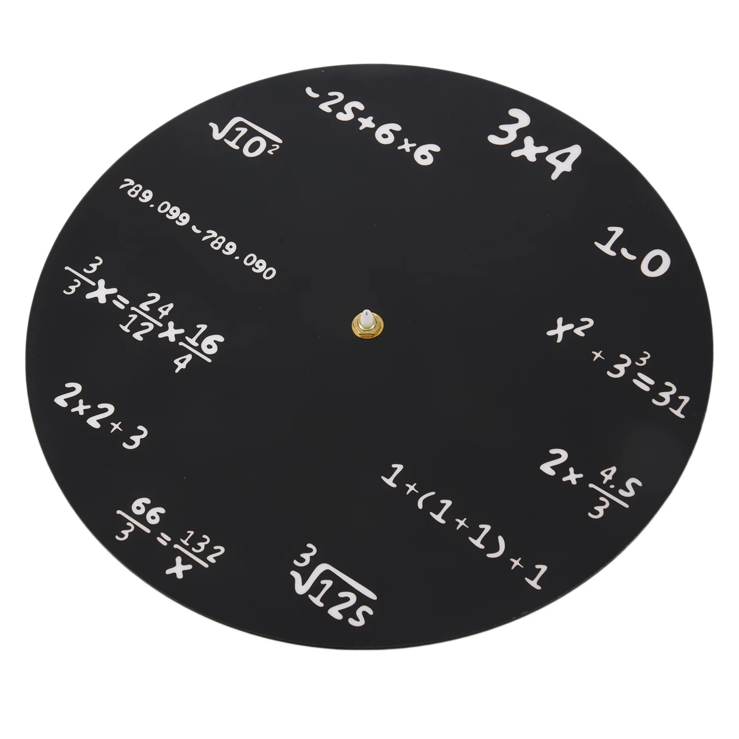 ABFU-Wall Clock Acrylic Mathematical Formula Clocks Living Room Office Home Diy Decorations Wall Clock Modern Design