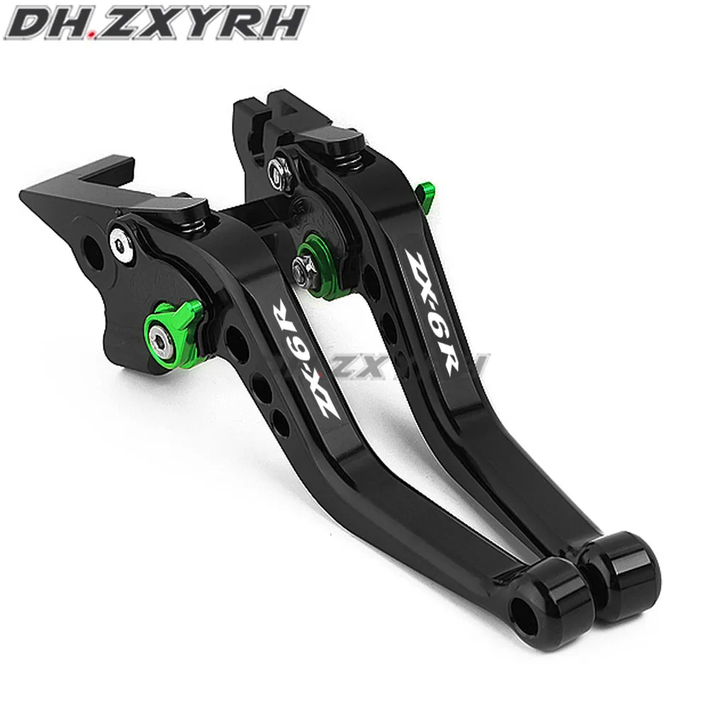 Short/Long Brake Clutch Levers fit for Kawasaki ZX6R ZX-6R ZX 6R 2000 2001 2002 2003 2004 Motorcycle Accessories Adjustable