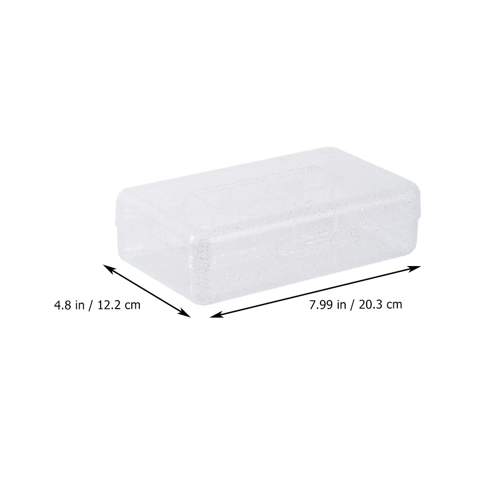 

Large Capacity Pencil Case Transparent Plastic Stationery Multifunctional School Student Writing Container Pen Storage Box