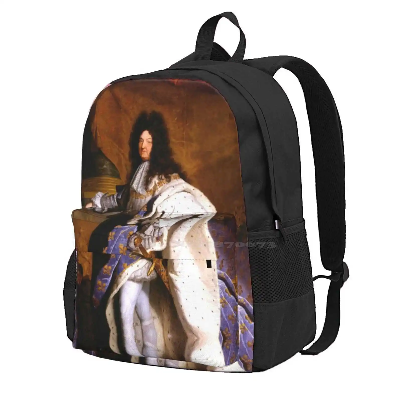 Hyacinthe Rigaud Louis 14 Louis Xiv King Sun Hot Sale Schoolbag Backpack Fashion Bags Hyacinth Rigaud Louis 14 Xiv King Sun La