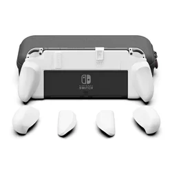 Skull & Co. NeoGrip Bundle Protective Case MaxCarry Case Cover Storage Bag for Nintendo Switch OLED and Regular Switch