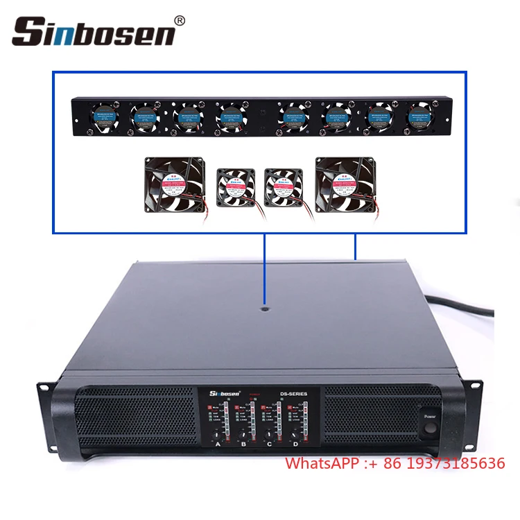 

Sinbosen Active Subwoofer Amplifier Module 22000Q 4 Channels 2500 Watt 8ohm High Power Amplifier