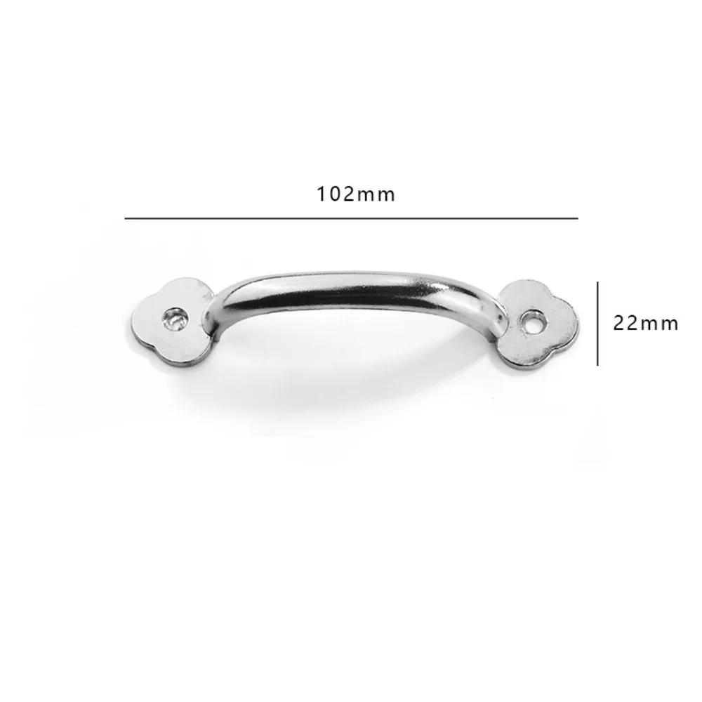 Bronze Arched Cabinet Door Handles Zinc Alloy Antique Drawer Pulls Chinese Style Luxury Furniture Handles