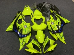 Motorcycle Fairing kit for Yamaha R6 06-07 YZF600 2006 2007 Fairing Fluorescent Yellow black Blue motorcycle guard plate