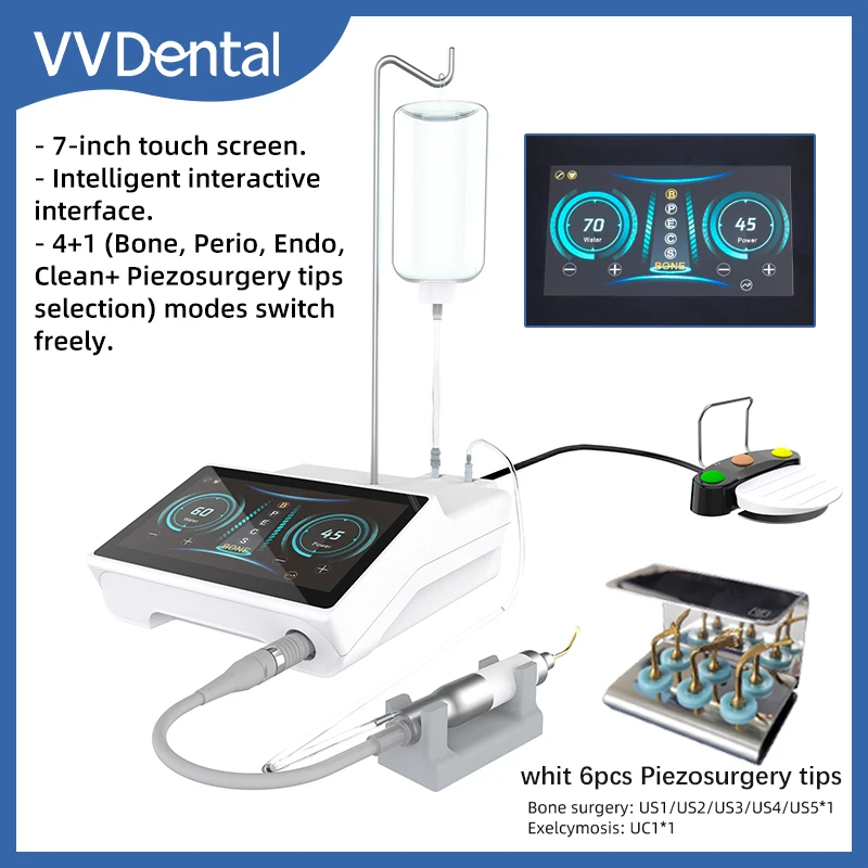 VVDental Piezo Surgery Bone Cutter Equipment Ultrasonic Bone Piezosurgery Machine Oral Surgery Surgical Implant Motor For Dental