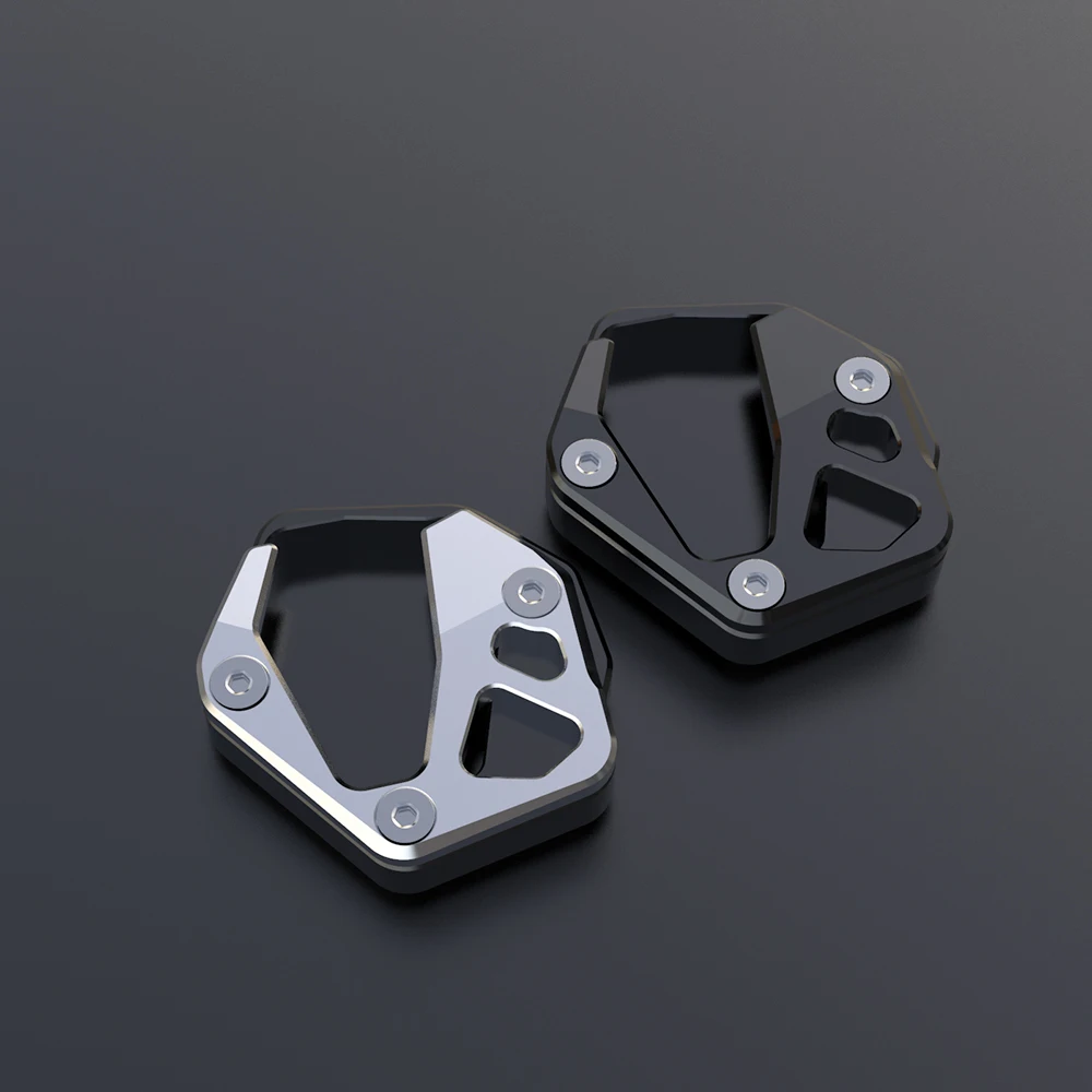 Motorcycles V100 Accessories Foot Side Stand Enlarger Plate Pad Kickstand Extension For Moto Guzzi V 100 Mandello S 2023 2024