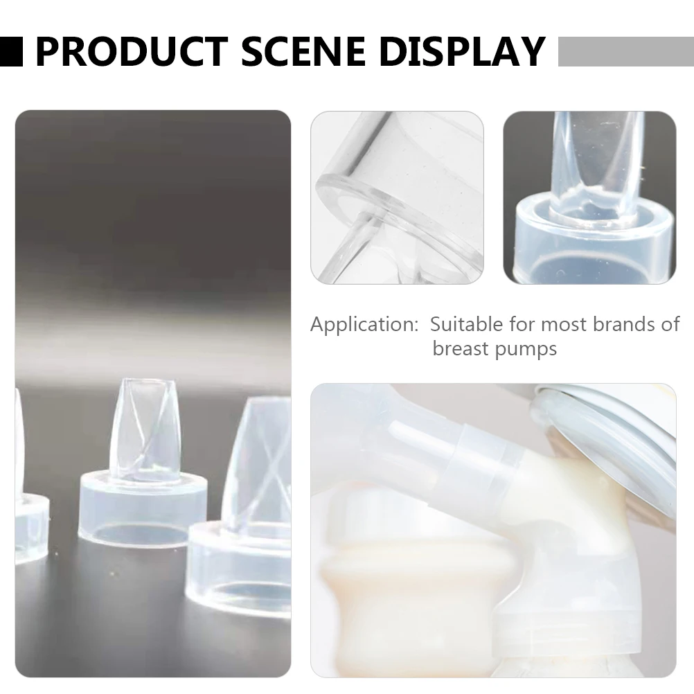 

10 Pcs Breast Pump Accessories Valves Silicone Women Parts Valet Anti Backflow Silica Gel