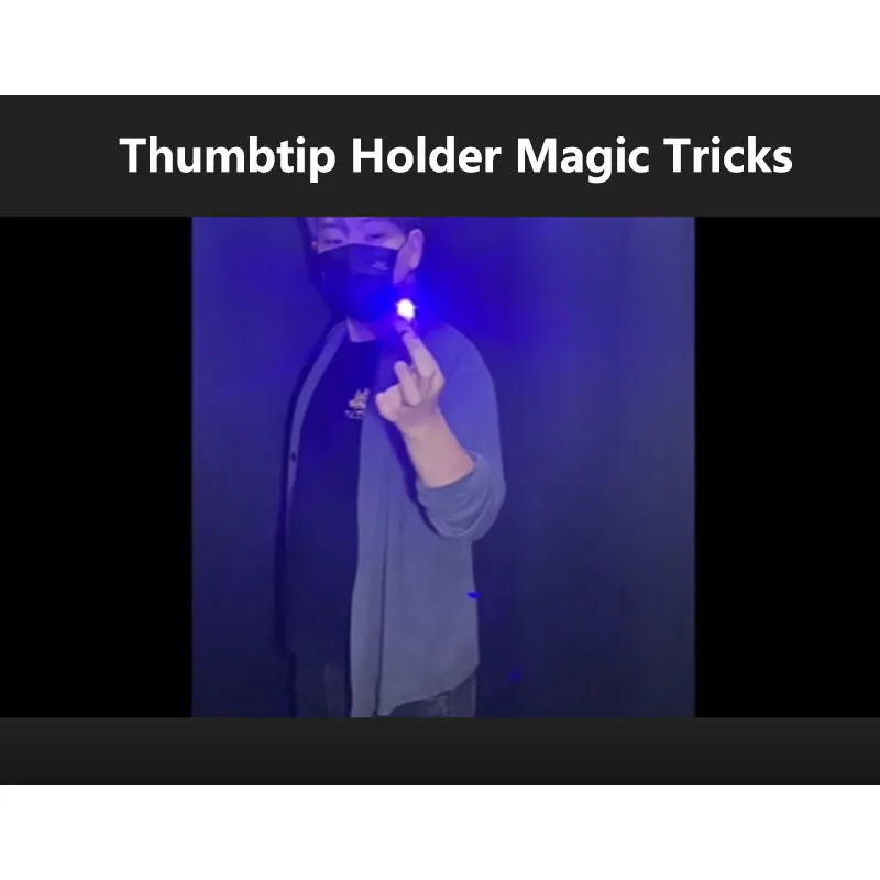 

Thumbtip Holder Stage Magic Tricks Thumbtip Storage Magia Magie Magicians Prop Accessory Close Up Illusion Gimmick