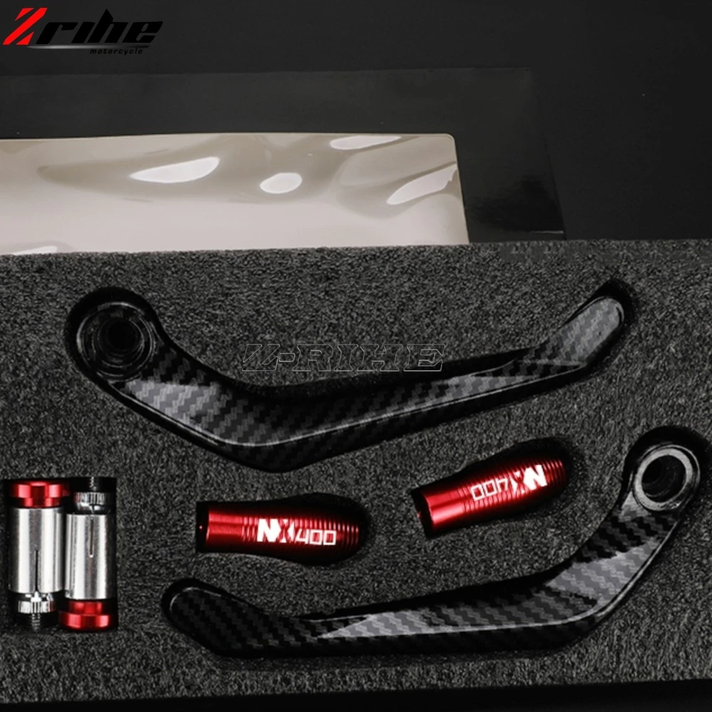 

For Honda nx400 NX 400 2023 2024 2025 Motorcycle NX400 Handlebar Grips Brake Clutch Levers Guard Protector Handguard