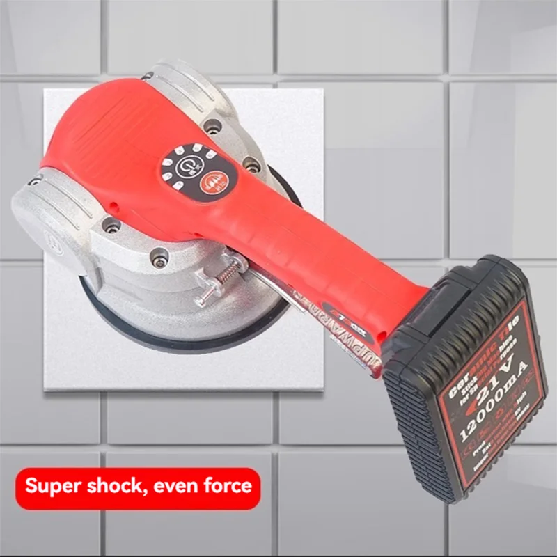 

6-скоростная машина для укладки плитки, вибрационная машина для выравнивания плитки, беспроводной инструмент для установки плитки, регулируемая плиточная машина 12000 мАч