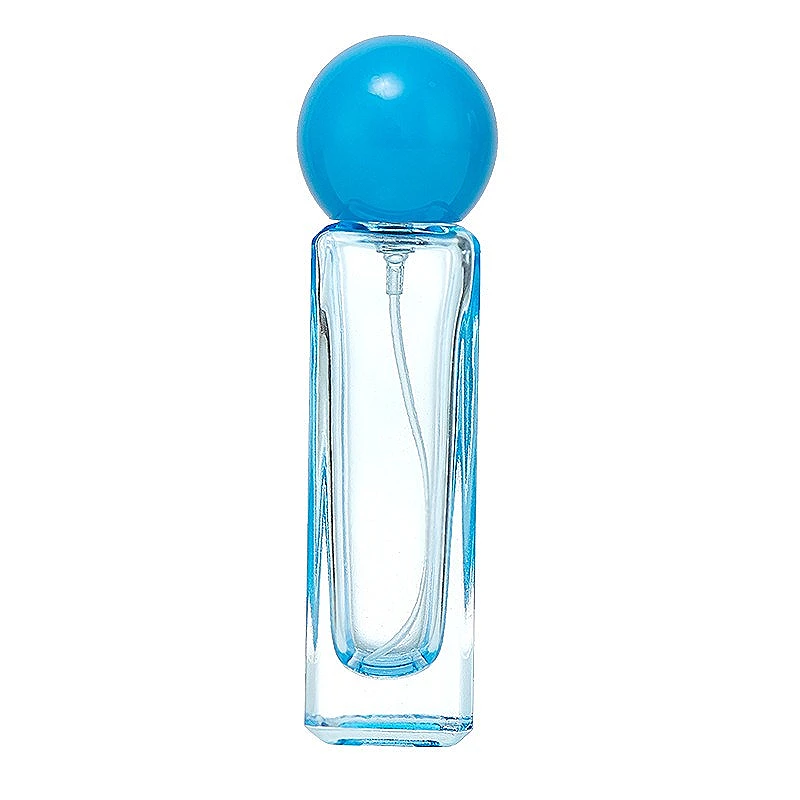 30ml 컬러 유리 화장품 병 누수 방지, 리필 가능한 펌프 스프레이 용기 향수 및 액체용