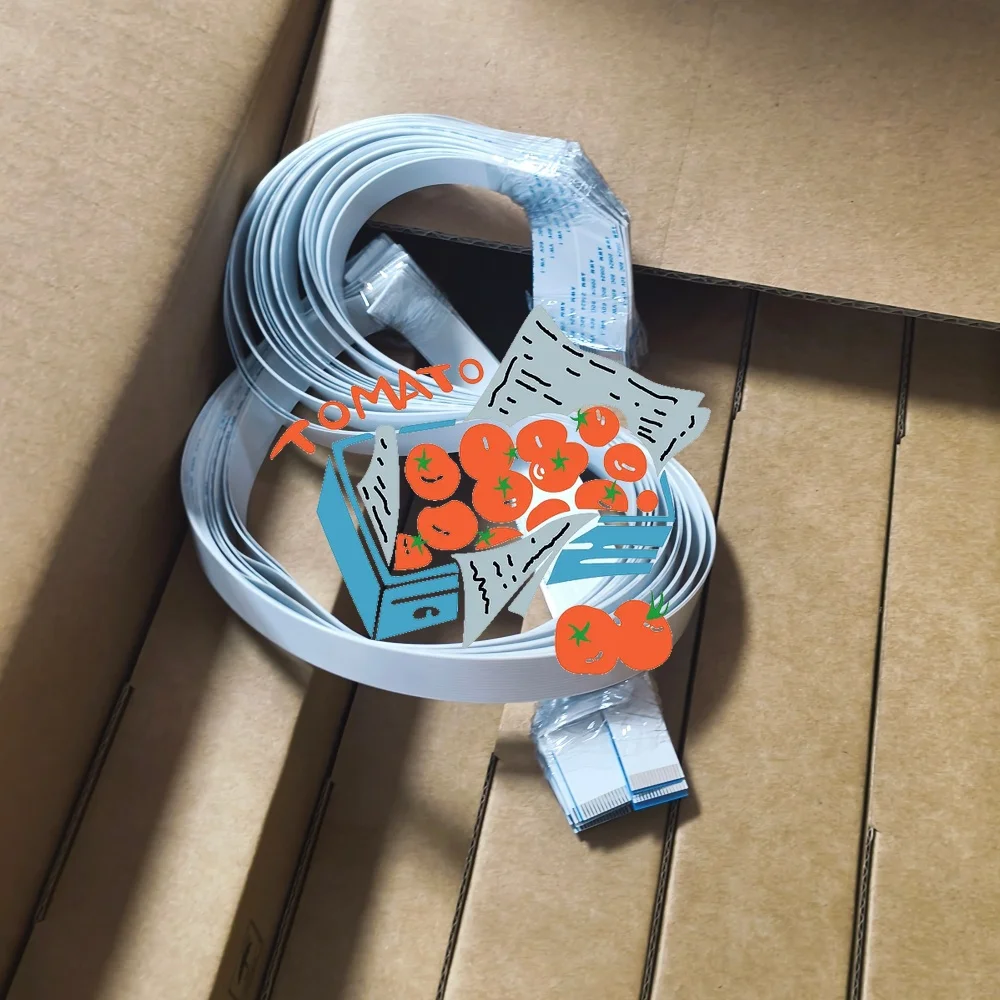 

For Epson R2000 R1800 r1900 R2400 R2880 UV printer print head white cable A3 8 Color DTG DTF cylinder printer part wiring lines