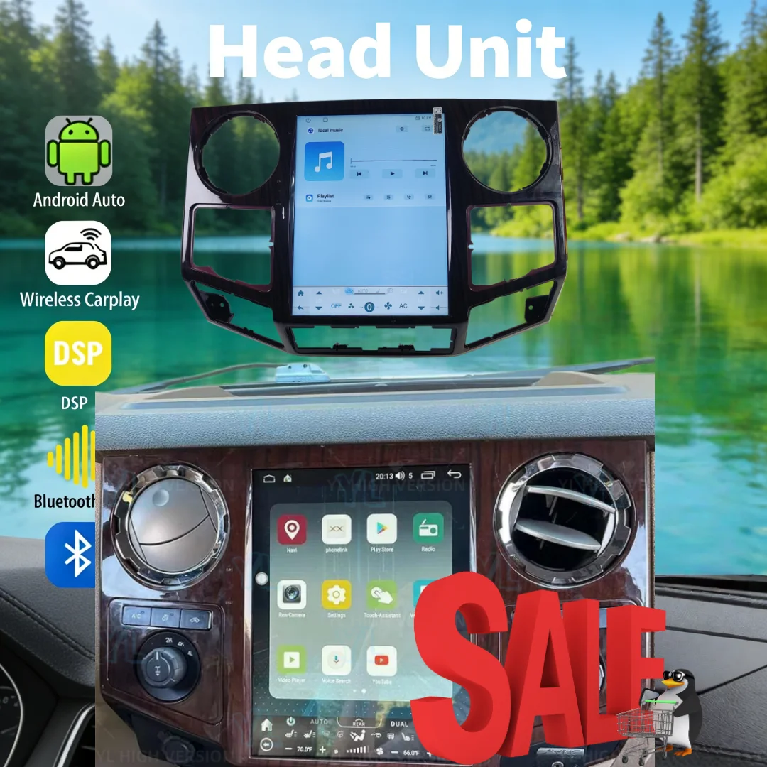 Autoradio Android 13.0 For Ford F250 F350 F450 F650 2008 -2016 Car Radio Stereo Receiver Multimedia Player GPS Head Unit CarPlay