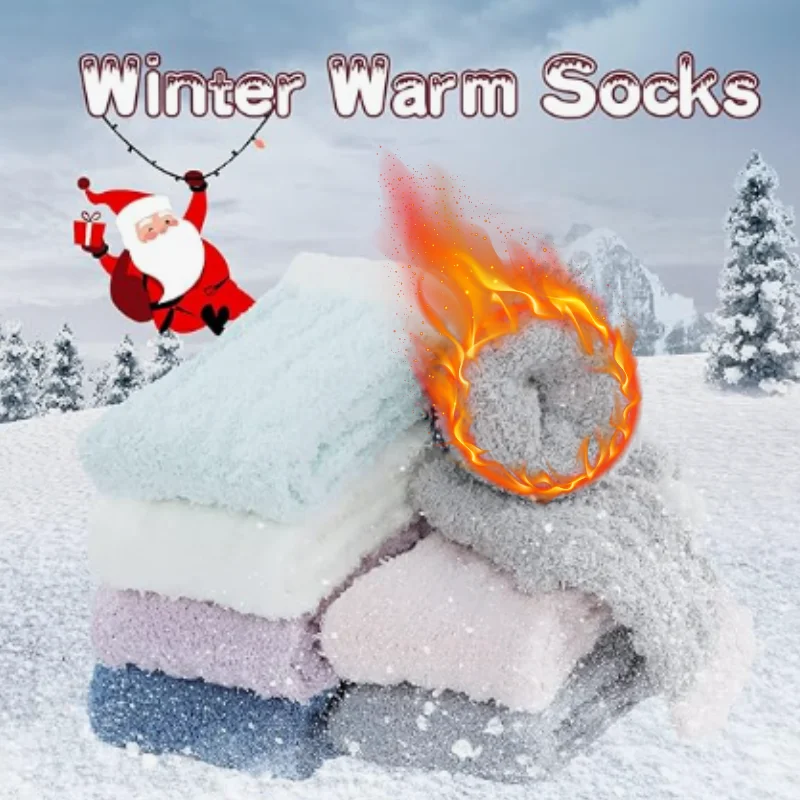 

Warm socks for autumn and winter, women's soft and comfortable mid tube socks