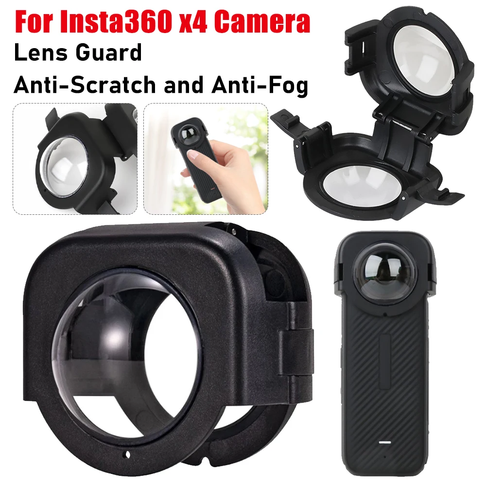 Lens Protector Anti-Scratch Protective Cover Anti-fog Protective Sport Camera Cover for Insta360 X4 for Insta 360 X4 Accessories