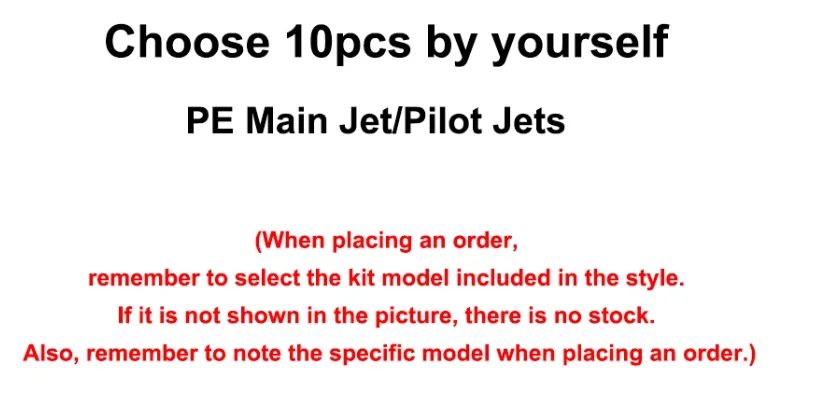 NIBBI Packung mit 6/10 Stück Motorradvergaser Slow Pilot Jet M5 M6 Einspritzdüsendüsen für PE PWK FCR Vergaser Motocross – Detail 1