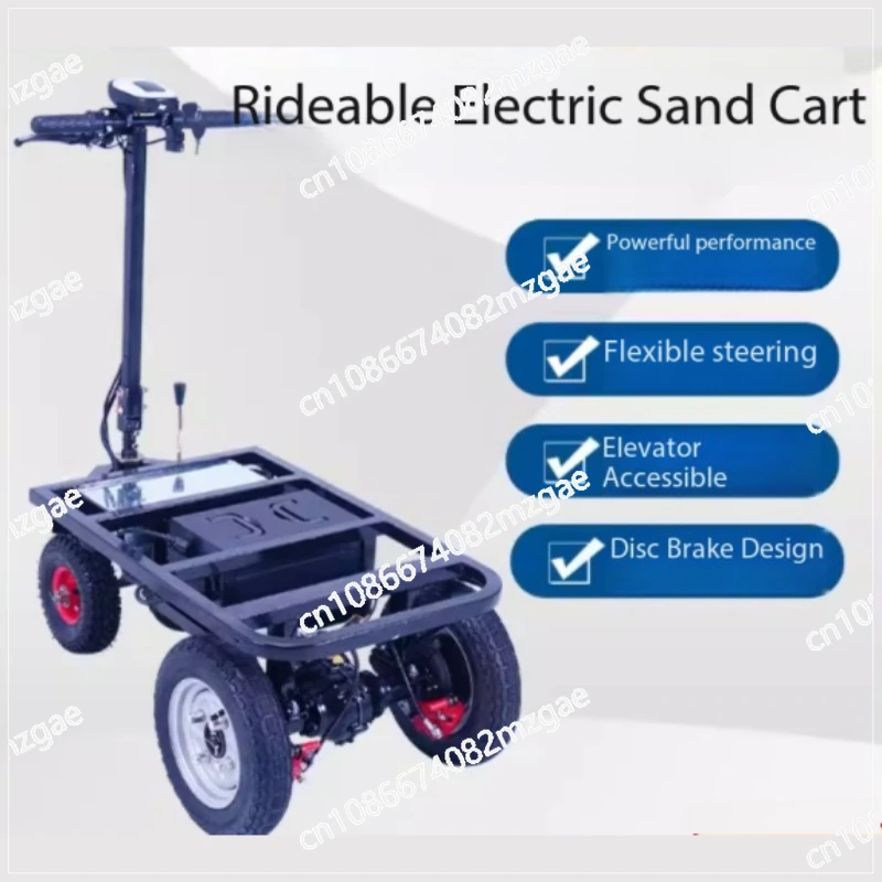 

Inverted folding donkey-style electric flatbed truck, mobile truck, warehouse cargo transfer vehicle, construction site vehicle