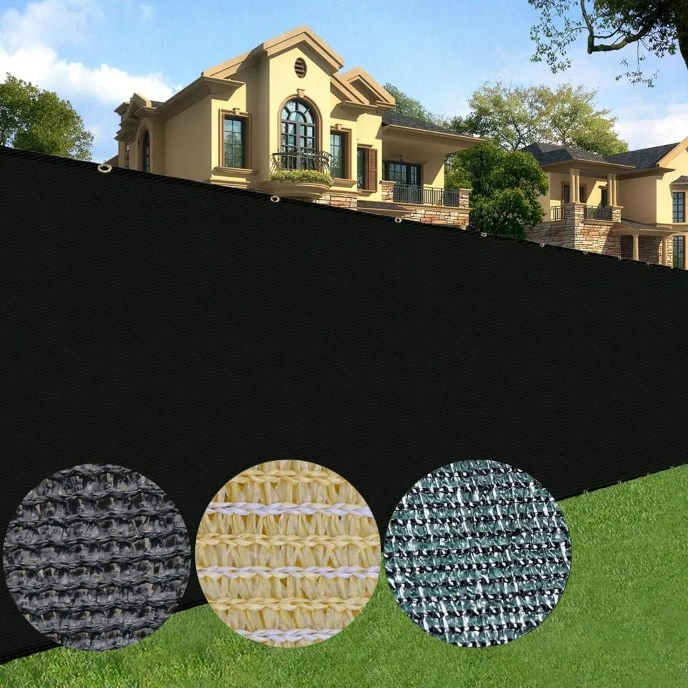 

6 X 50ft Privacy Fence Cover Screen Fencing Mesh Shade Net Cover for Garden Yard