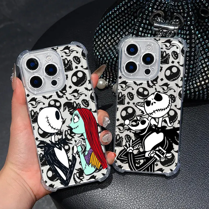 Funda Jack Skellington Nightmare Before Christmas para Samsung A17 A37 A57 A07 A56 A26 A36 A06 A16 A55 A35 A25 A05 A54 A52