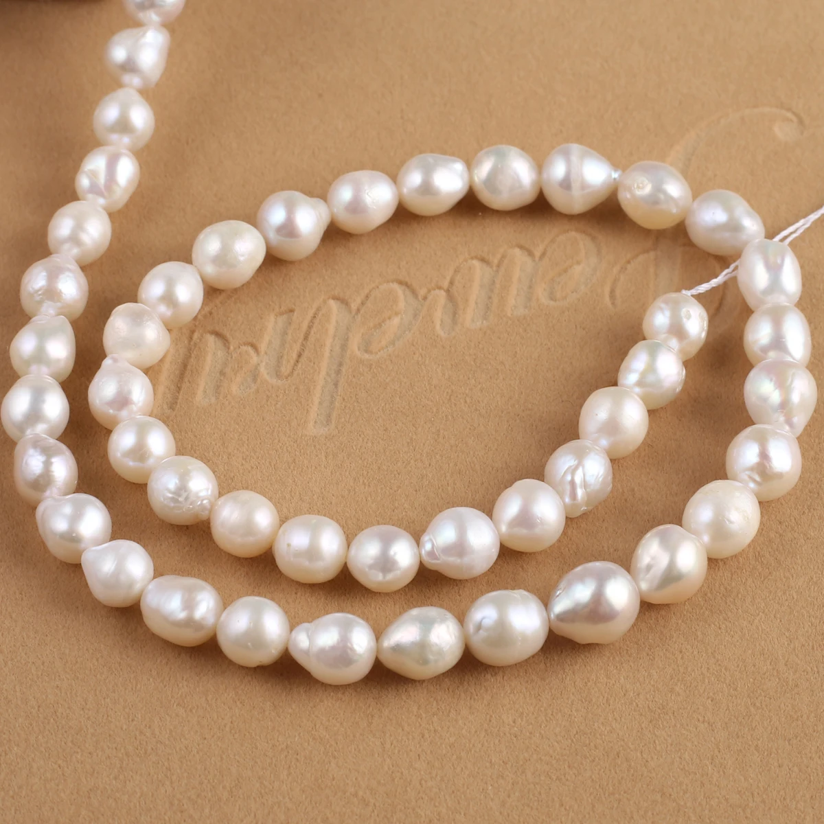 Natural Pearl Teardrop Beads Delicate Shape Elegant Appearance for DIY Jewelry Making Handmade Bracelet Necklace Length 36cm