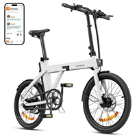 ENGWE P20 Folding Electric Bike 250W Motor Torque Sensor E-Bike 36V 9.6Ah 20 inch E bike Hydraulic Disc Brakes Electric Bicycle