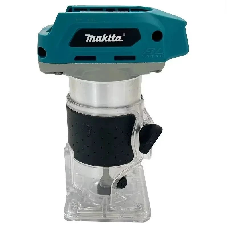 Makita 18V Battery DRT50 Brushless Cordless Wood Trimmer, Rechargeable Slotting Milling Engraving Woodworking Trimming Machine
