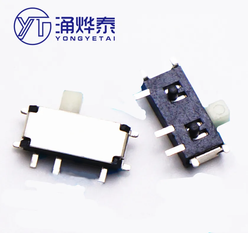 YYT-Mini-Toggle Patch Switch, MERGULHO Lateral, 7 Pin, 7 P, 20Pcs