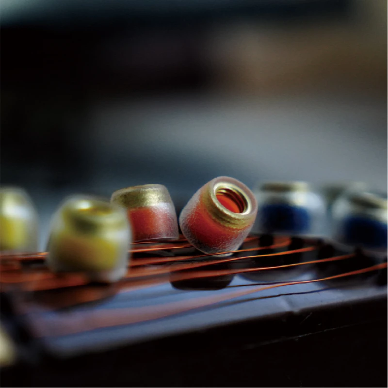 TANGZU Tang Sancai Noble Liquid Silicone Hybrid Eartips Brass Edition image 3