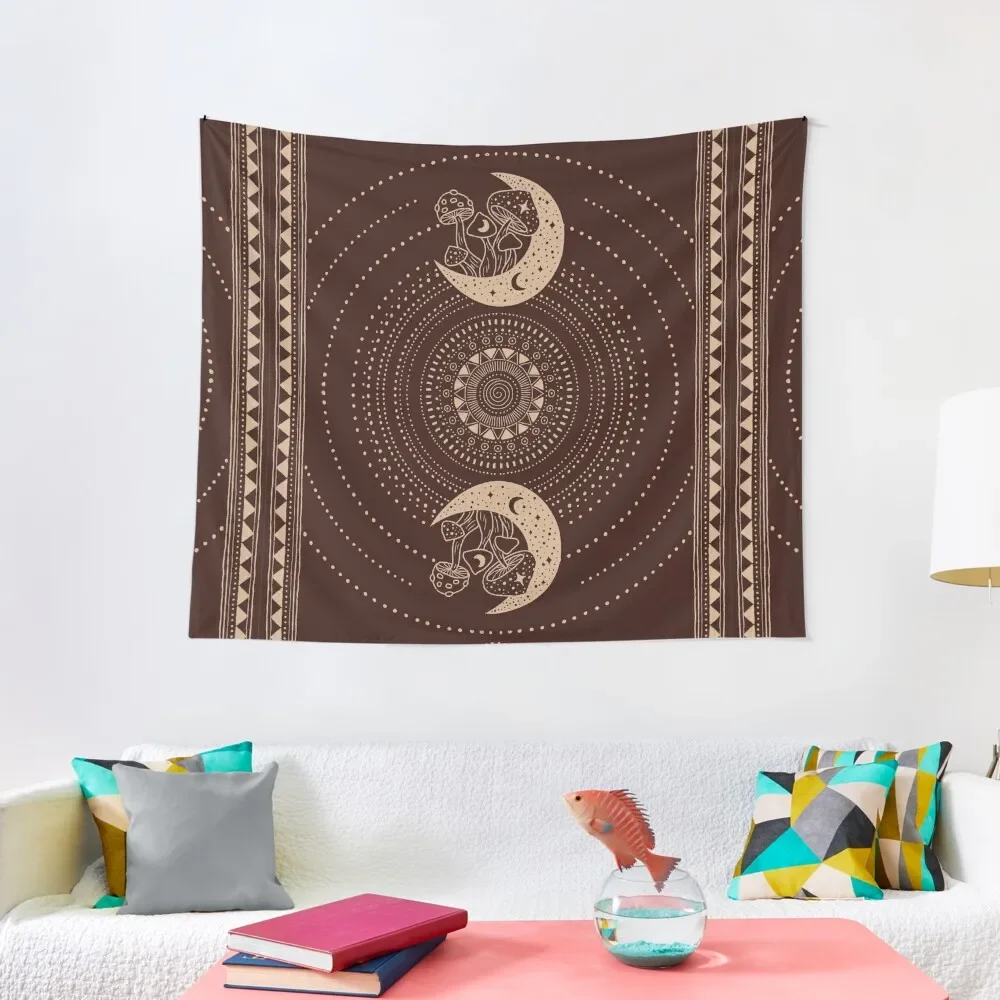 

Cosmic Sacred Moon Symbol Tapestry Wallpaper Bedroom Wall Decor Hanging Home Decoration Accessories Cute Room Things Tapestry