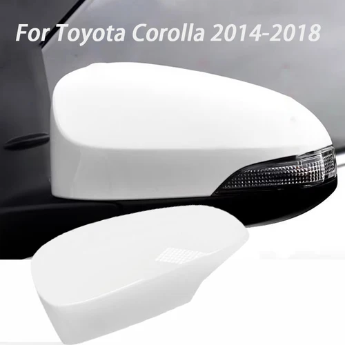 Tapa de espejo retrovisor Multicolor para Toyota Corolla, accesorios de coche, cubierta de espejo de marcha atrás, cubierta de marco de carcasa, 2014-18