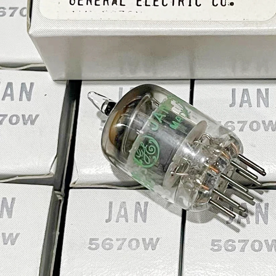 Tubo Eletrônico a Vácuo Original US GE JAN 5670W 5670 Upgrade 5670