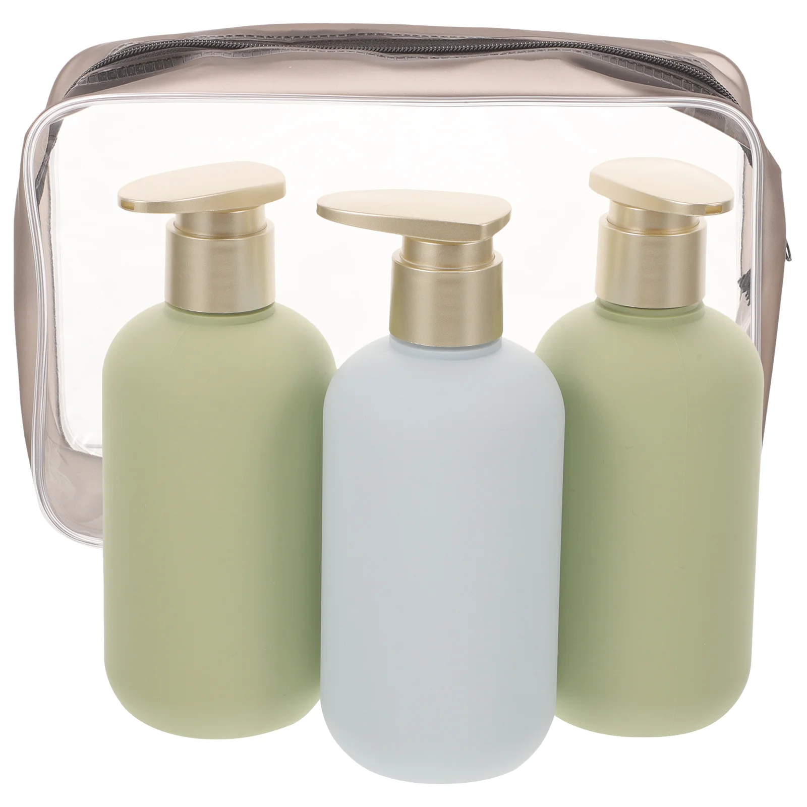 

3 Pcs Portable Lotion Bottle Hand Travel Bottles Bags Shampoo Conditioner Containers Pe for