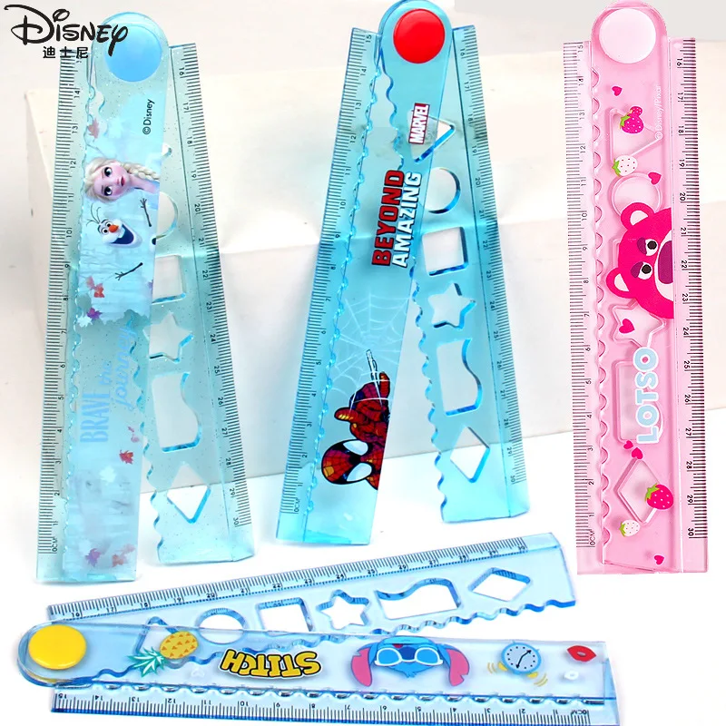 30cm Stitch Foldable Measuring Ruler Student Special Stationery Tools Children Gift Measuring Ruler Party Student Gifts