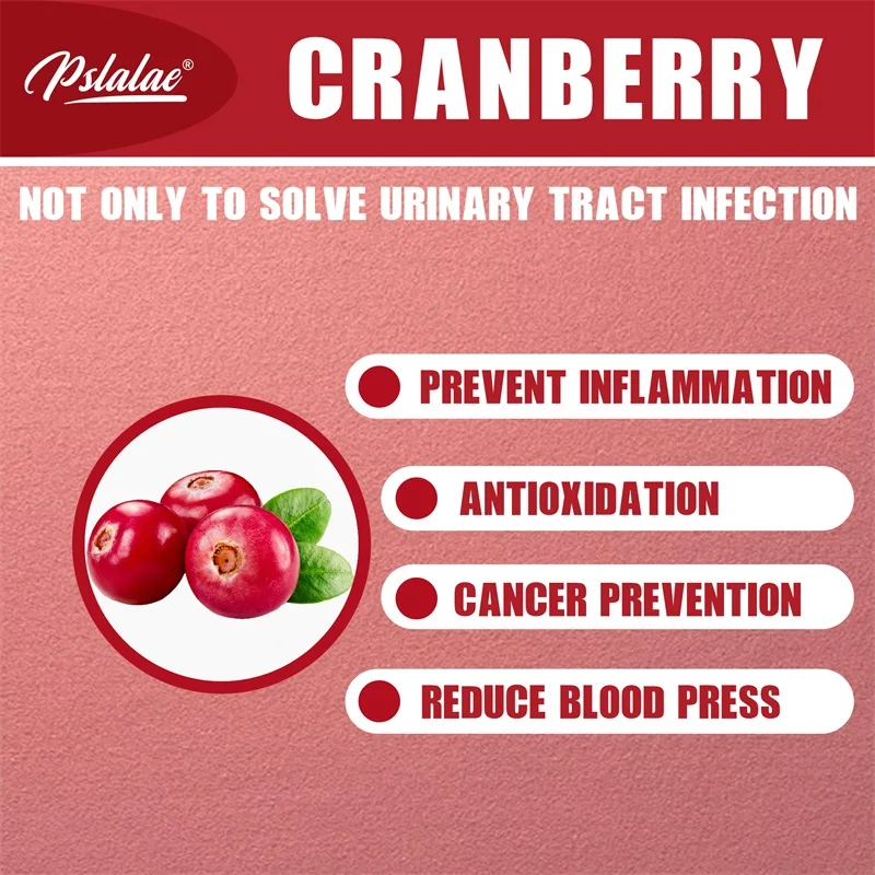 Cranberry - Supports Urinary Tract, Skin and Bone Health, Improves Digestion